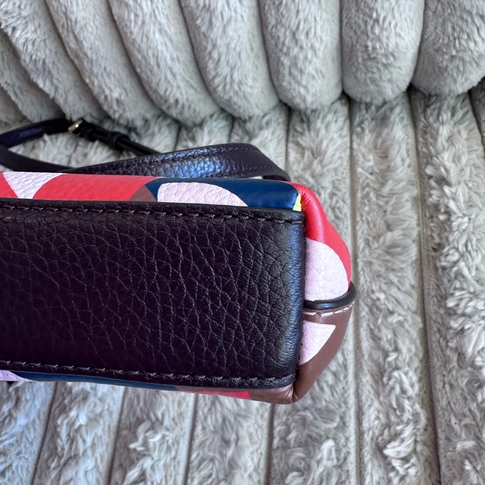 Kate Spade Red and Pink Leaf Crossbody Bag - Picture 7 of 9